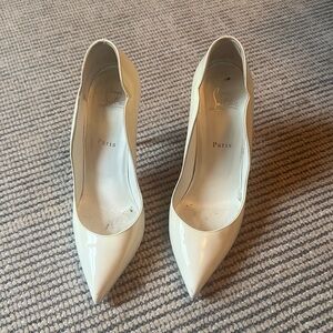 Christian Louboutin White Heels